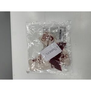 NWT In My Jammers Bear-y Merry Bandana Dog Bandana Small Beige Christmas Holiday